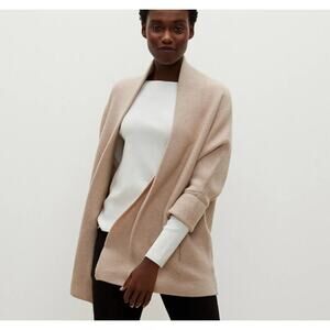 MM Lafleur Open Pocket Front Coastal wool Knit Open Pocket Front Cardigan M/L